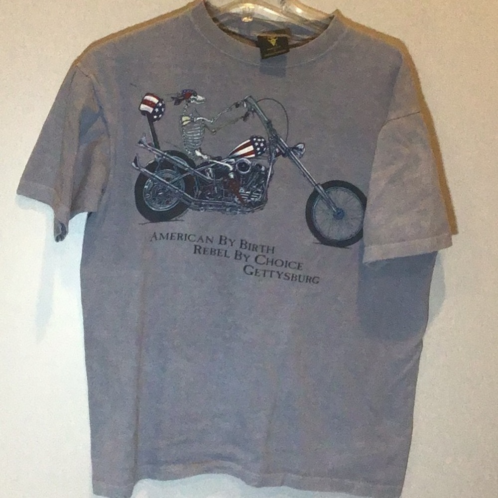 Sea dog gettysburg motorcycle rebel t-shirt